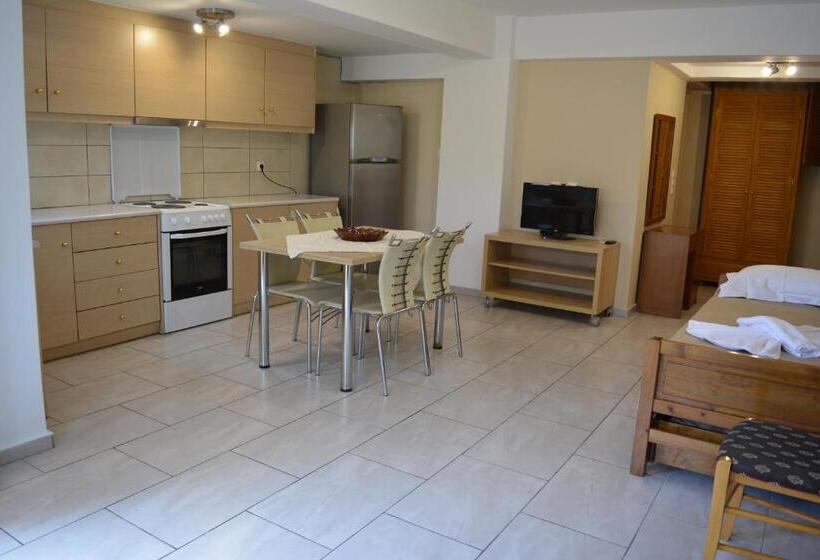 آپارتمان 1 خوابه همکف, Anemomilos Suites