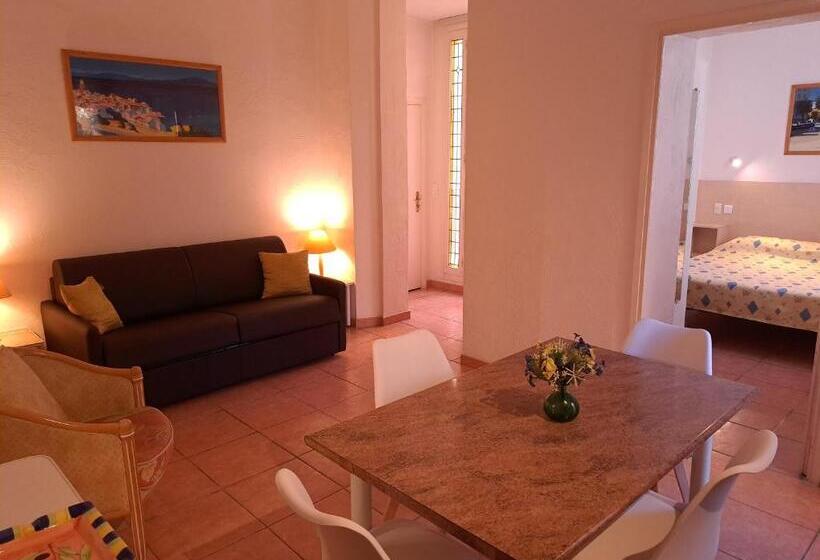 침실 1개 전망 아파트, Residence Veles Plage