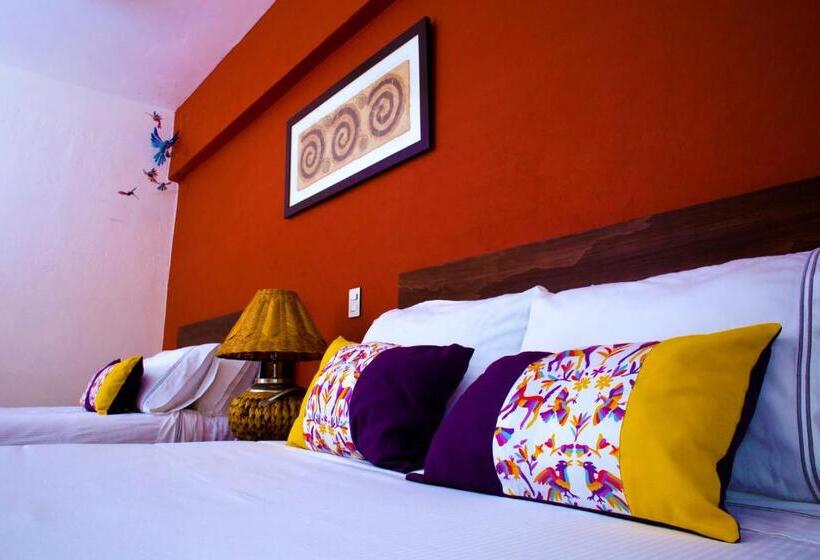 اتاق استاندارد چهارنفره با چشم‌انداز باغ, Boutique Rancho San Juan Teotihuacan