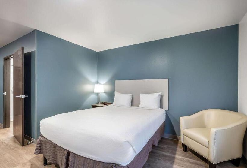 장애인을 위한 킹사이즈 침대 스탠다드 룸, Woodspring Suites Gurnee  Chicago