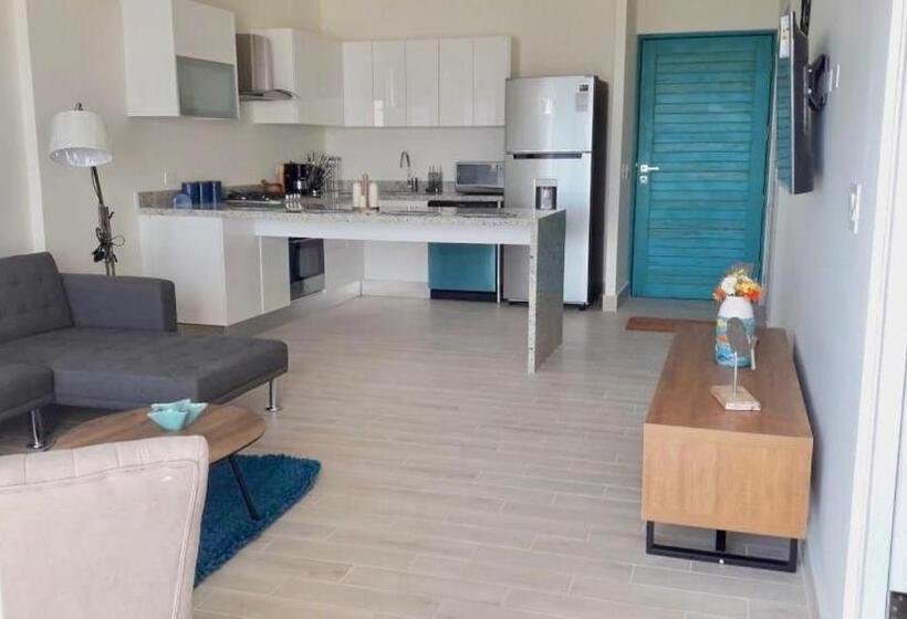 Апартаменты 1 Спальня Вид на Море, Playa Caracol Residences