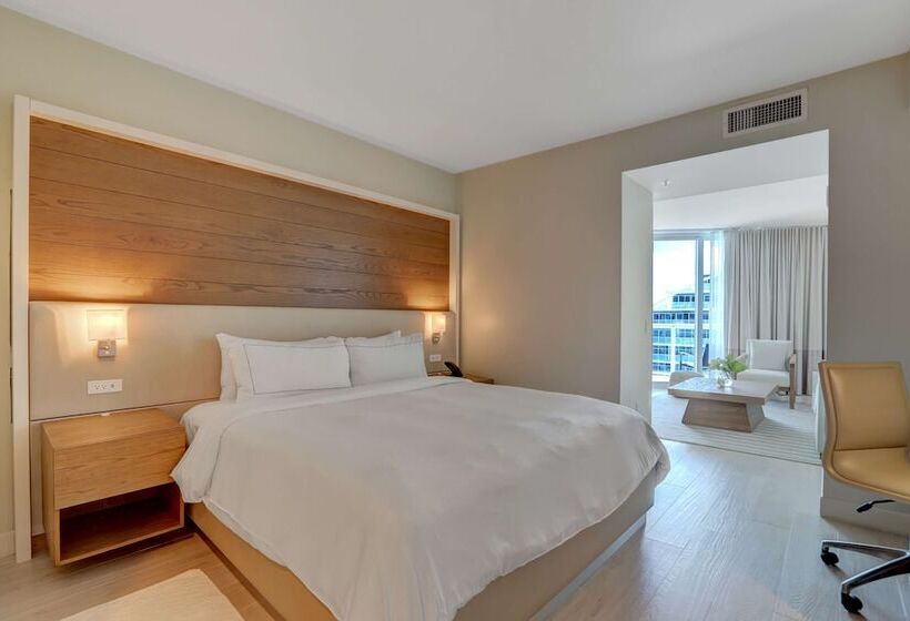 장애인을 위한 더블 침대 스탠다드 룸, Beach House Fort Lauderdale, a Hilton Resort