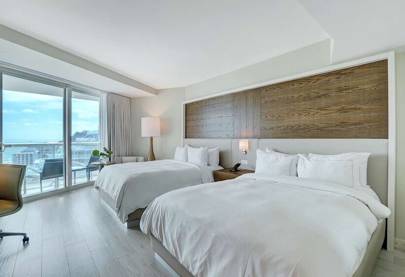 스탠다드 룸 더블 침대 2개, Beach House Fort Lauderdale, a Hilton Resort