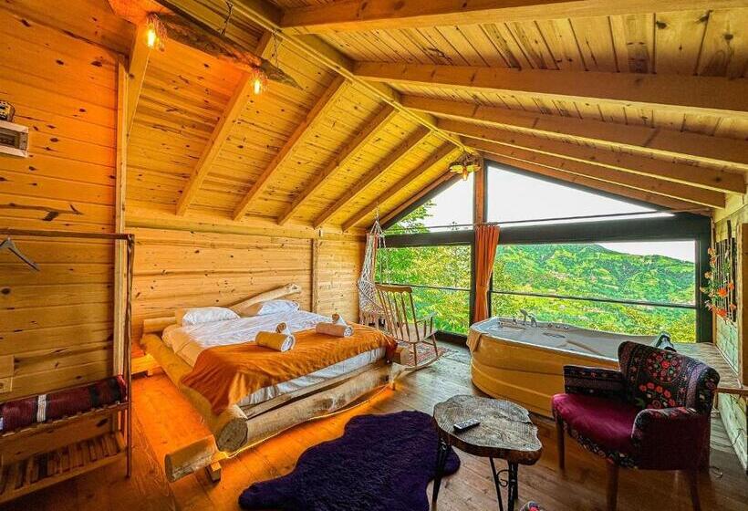 Номер Deluxe Кровать Кинг, Organic Village Bungalow