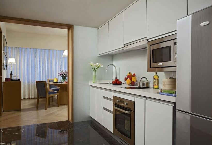 Апартаменты Премиум 1 Спальня, Somerset Riverview Chengdu