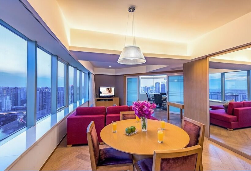 Апартаменты Премиум 1 Спальня, Somerset Riverview Chengdu