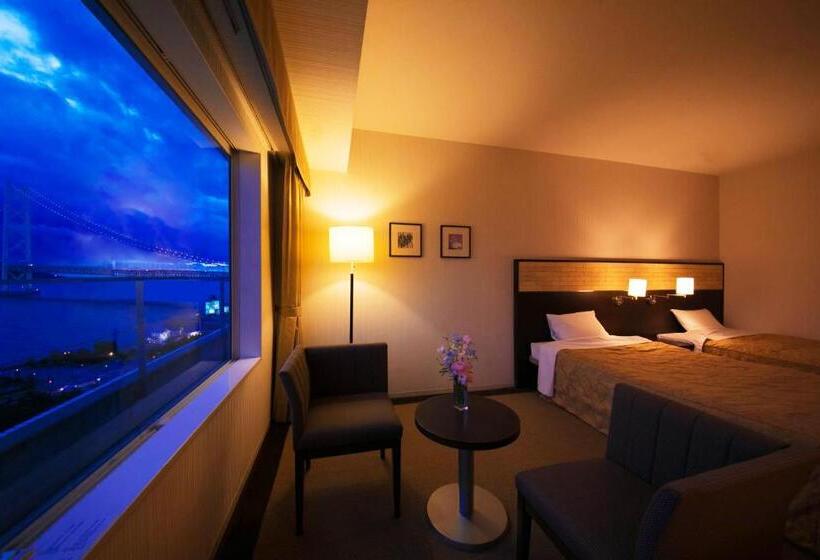اتاق استاندارد با چشم‌انداز دریا, Seaside Hotel Maiko Villa Kobe