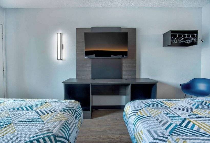 Номер Стандарт 2 Двуспальные Кровати, Motel 6 Salem, Or