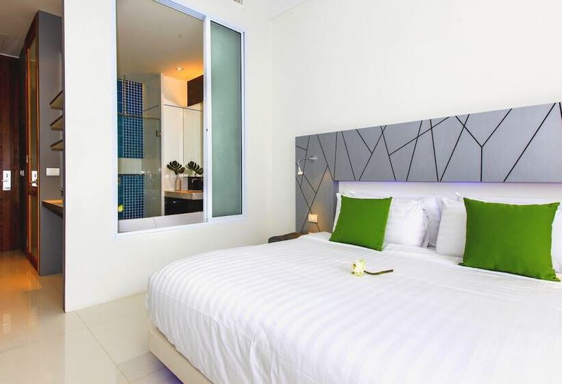 اتاق استاندارد با بالکن و چشم‌انداز دریا, Kc Beach Club & Pool Villas