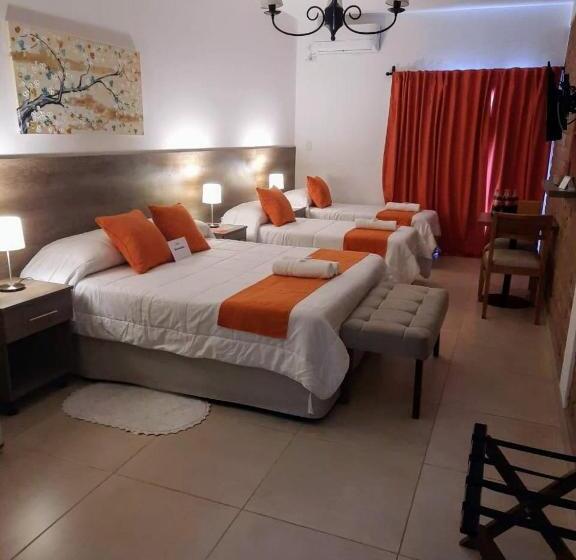 정원 전망 4인용 스탠다드 룸, Luna De Cafayate Hotel Boutique