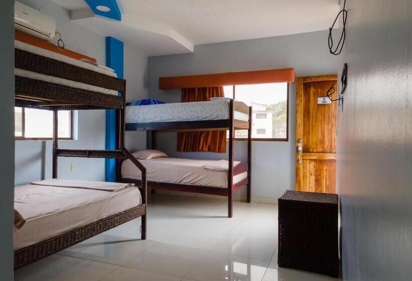 اتاق استاندارد چهار تخته, Sol Y Playa Montañita