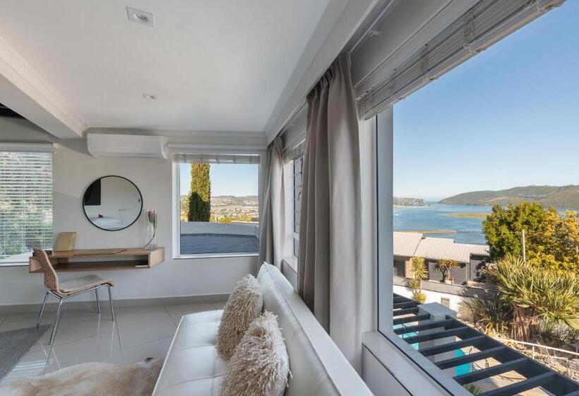 اتاق لوکس با چشم‌انداز دریا, Villa Afrikana Guest Suites By Knysna Paradise Collection