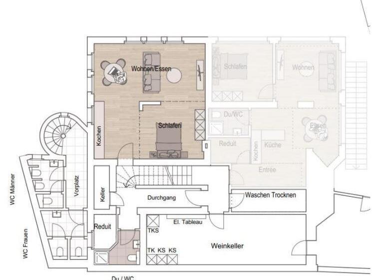 Апартаменты 1 Спальня, Welcome Apartments Spiez