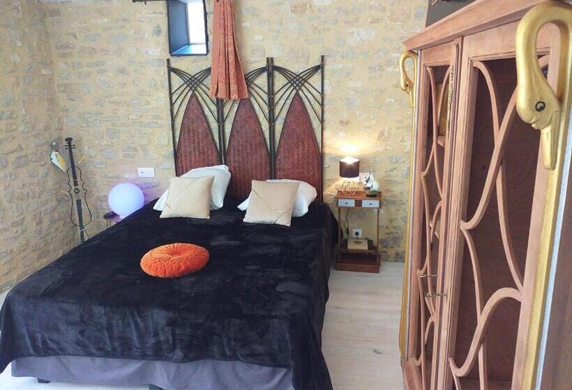Дом 1 Спальня, Le Sourire Du Troubadour   8 Chambres   Baignade à 300 M   Salle De Jeux   Poêle à Bois