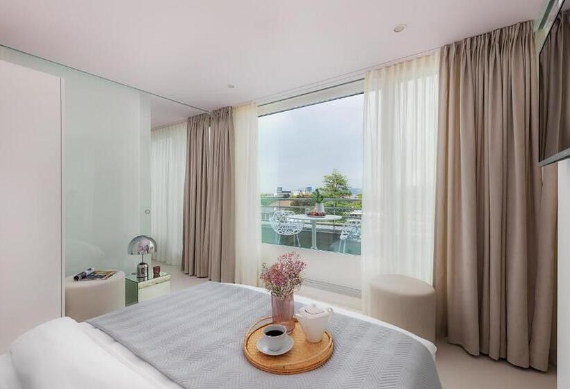 テラス付き１ベッドルームアパートメント, Visionapartments Basel Nauenstrasse   Contactless Check In