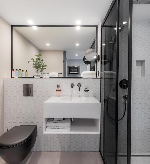 带露台的标准工作室, Visionapartments Basel Nauenstrasse   Contactless Check In