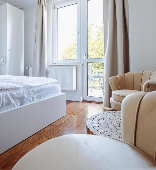 标准间带阳台, Das Strandglück   Villa Und Meer
