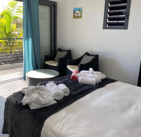 اتاق لوکس با چشم‌انداز دریا, Chambres D Hôtes Casa Cosy
