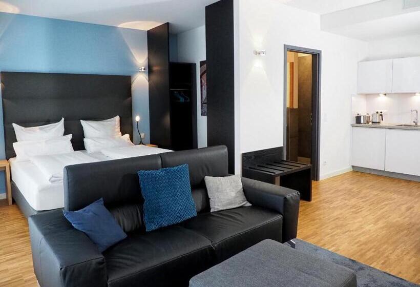 آپارتمان 1 خوابه با بالکن, Apparthotel Rivers Passau