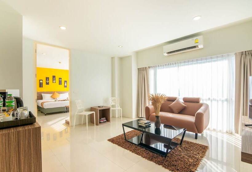 침실 2개 디럭스 아파트, The Lantern Resorts Patong   Sha Extra Plus