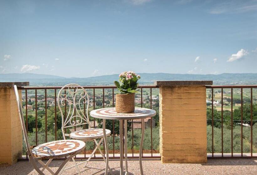 اتاق استاندارد چهارنفره با بالکن, Agriturismo Villa Val D Olivi