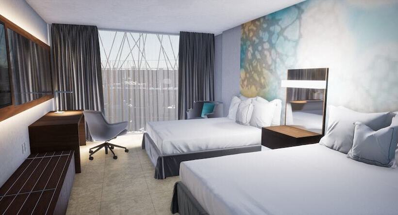 ２ダブルベッドのスタンダードルーム, Courtyard By Marriott Tuxpan Veracruz