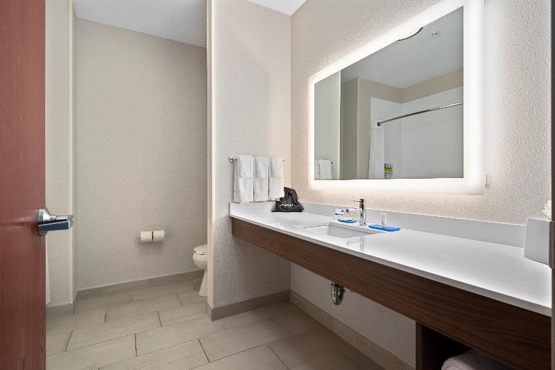 适合残疾人士使用的带超级大床的标准间, Holiday Inn Express Suites Van Buren Ft Smith Area, An Ihg