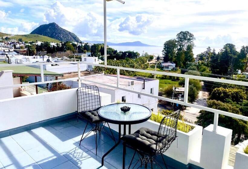 اتاق استاندارد با بالکن و چشم‌انداز دریا, Aspat Hotel Bodrum   Beach&restaurant