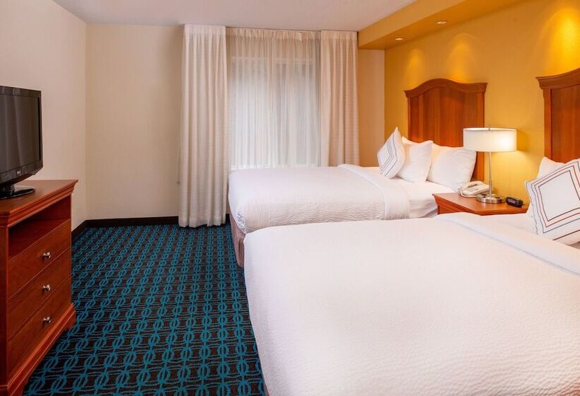 Номер Стандарт 2 Двуспальные Кровати, Fairfield Inn & Suites Greensboro Wendover
