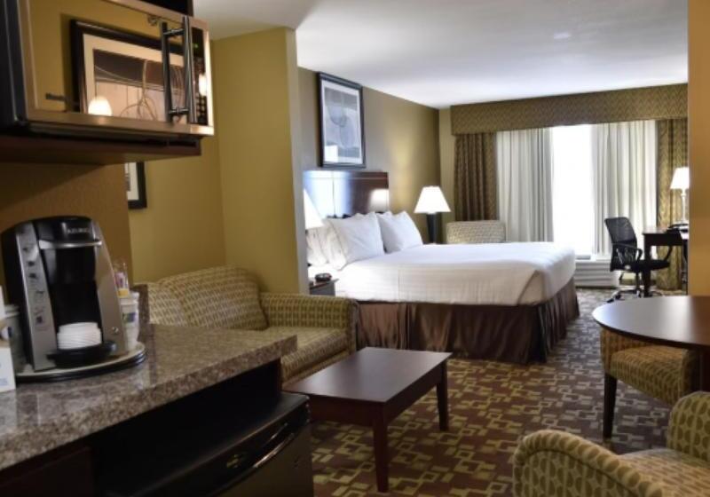 Люкс Кровать Кинг, Holiday Inn Express Hotel & Suites St. Charles, An Ihg
