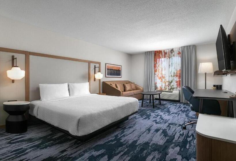 带大床的标准间, Fairfield Inn & Suites By Marriott Chattanooga South East Ridge