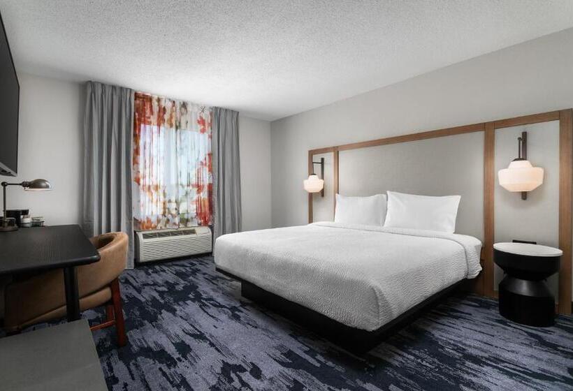 带大床的标准间, Fairfield Inn & Suites By Marriott Chattanooga South East Ridge