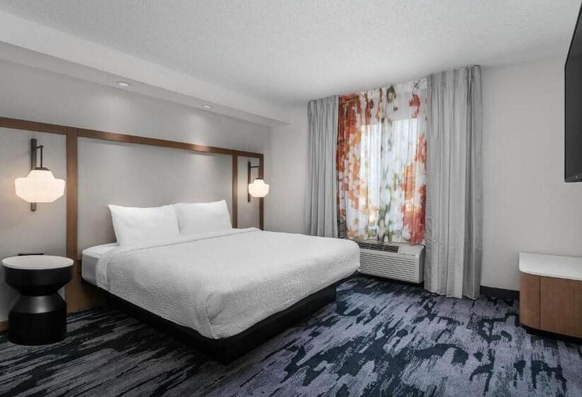 带大床的套房, Fairfield Inn & Suites By Marriott Chattanooga South East Ridge