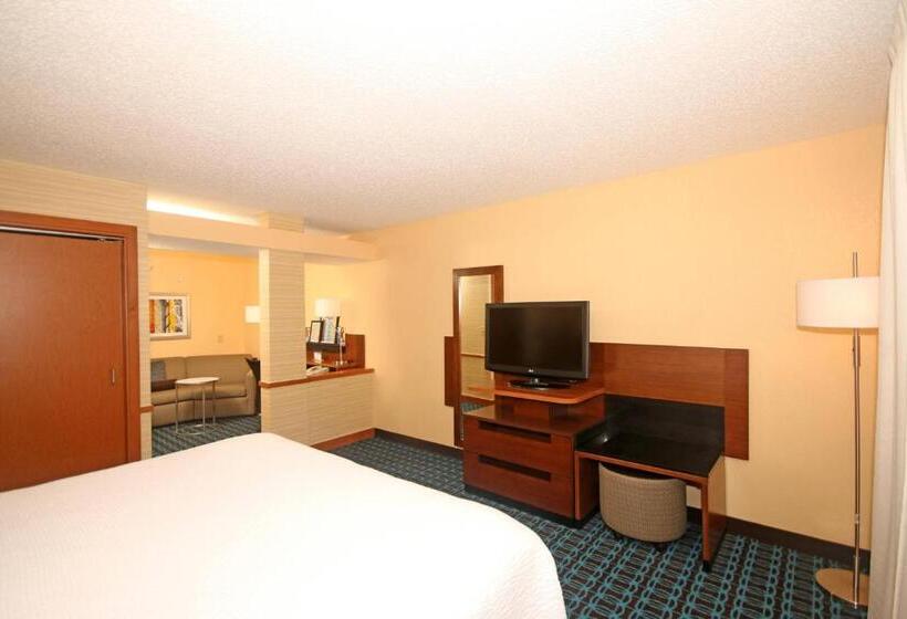 带大床的标准工作室, Fairfield Inn & Suites By Marriott Aiken