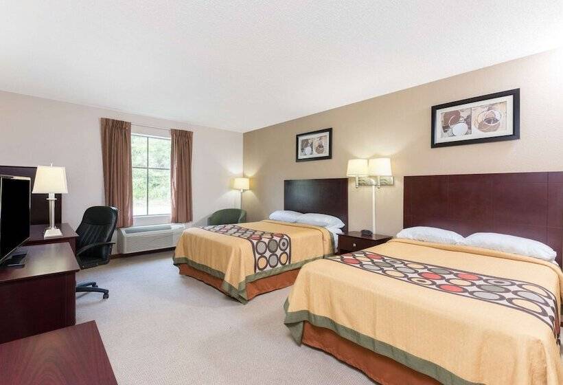 Номер Стандарт 2 Двуспальные Кровати, Super 8 By Wyndham Beaver Falls