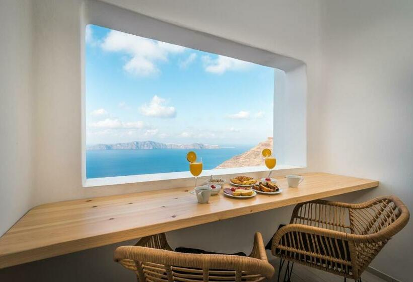 חדר דלוקס עם מרפסת נוף לים, Aerino Villa