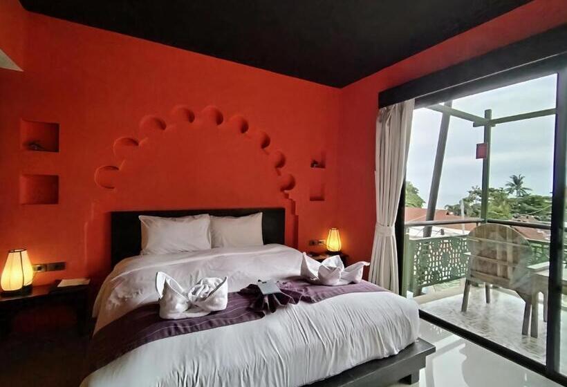 디럭스 룸 바다 전망, Bhundhari Chaweng Beach Resort Koh Samui   Sha Plus
