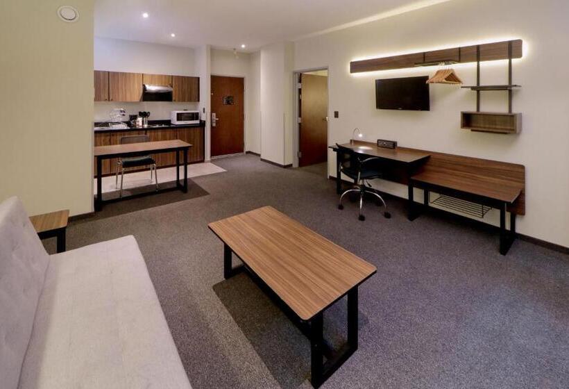 Люкс 2 Спальни, City Express Suites By Marriott Ciudad De México Santa Fe
