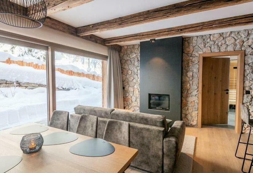 آپارتمان 1 خوابه با تراس, Natursinn Mountainchalets