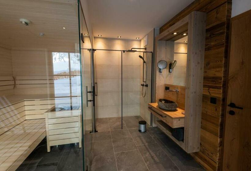 آپارتمان 1 خوابه با تراس, Natursinn Mountainchalets