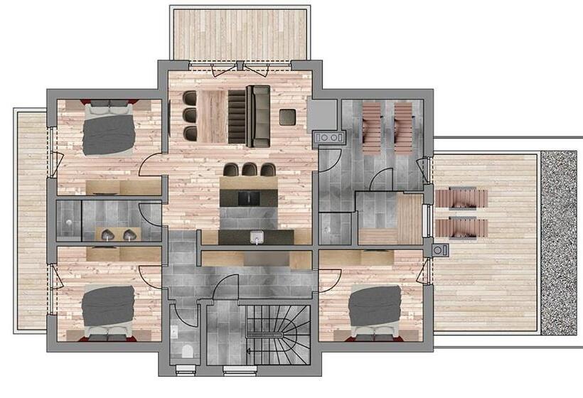 آپارتمان 3 خوابه, Natursinn Mountainchalets