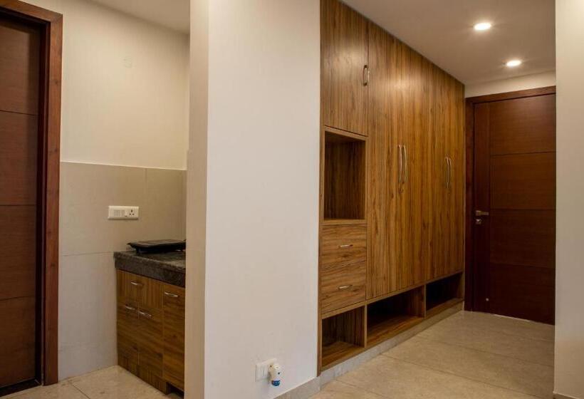 استودیو استاندارد با چشم‌انداز باغ, Perch Service Apartment Mg Road
