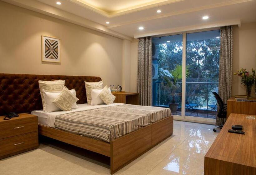 استودیو استاندارد با چشم‌انداز باغ, Perch Service Apartment Mg Road