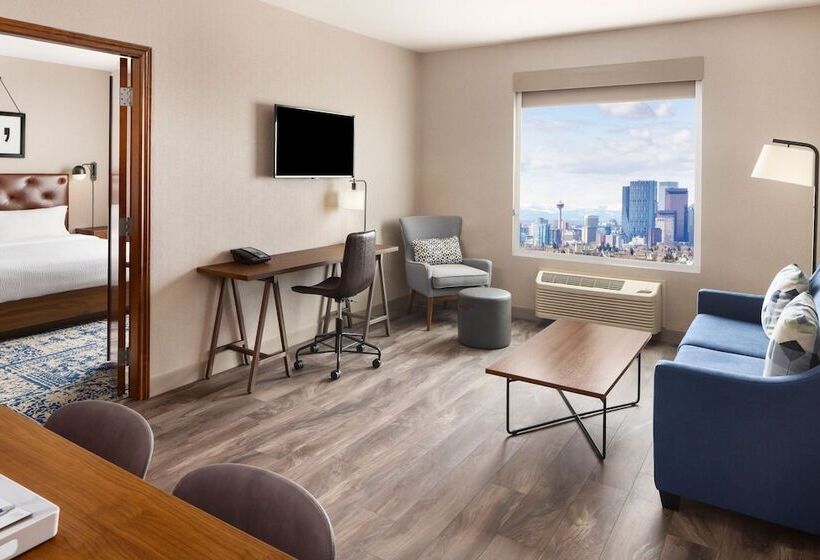 家庭套房, Four Points By Sheraton Calgary Airport