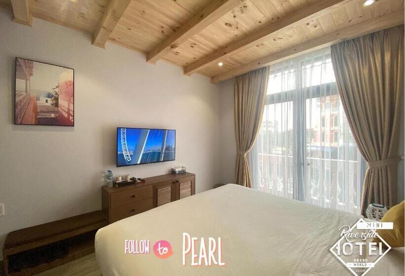 اتاق استاندارد با تخت بزرگ, Riverside Mini Hotel Grand World Phu Quoc