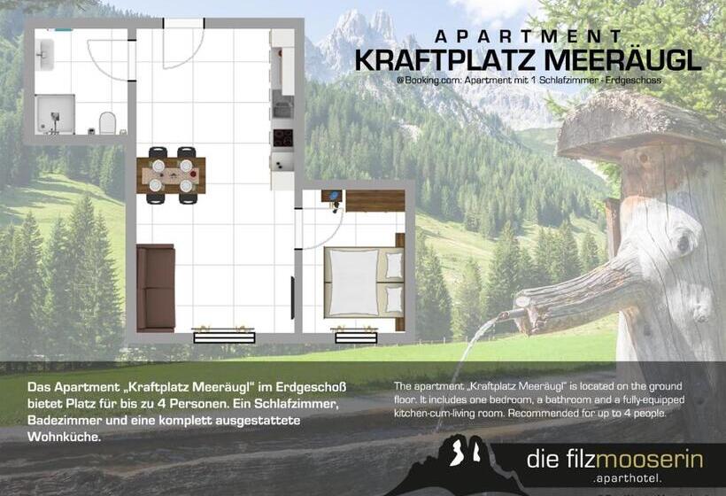 低层单卧公寓, Die Filzmooserin Apartments