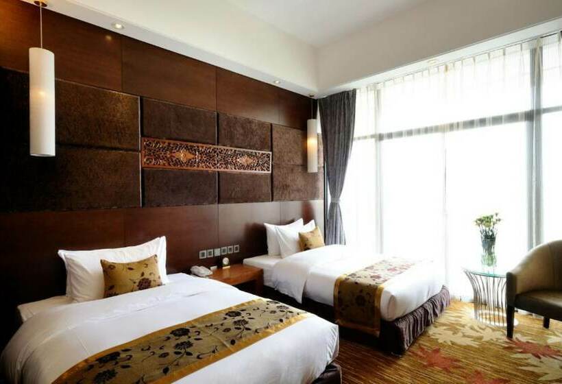 غرفة ديلوكس مطلّة علي الحديقة, Wanda Realm Xiamen North Bay