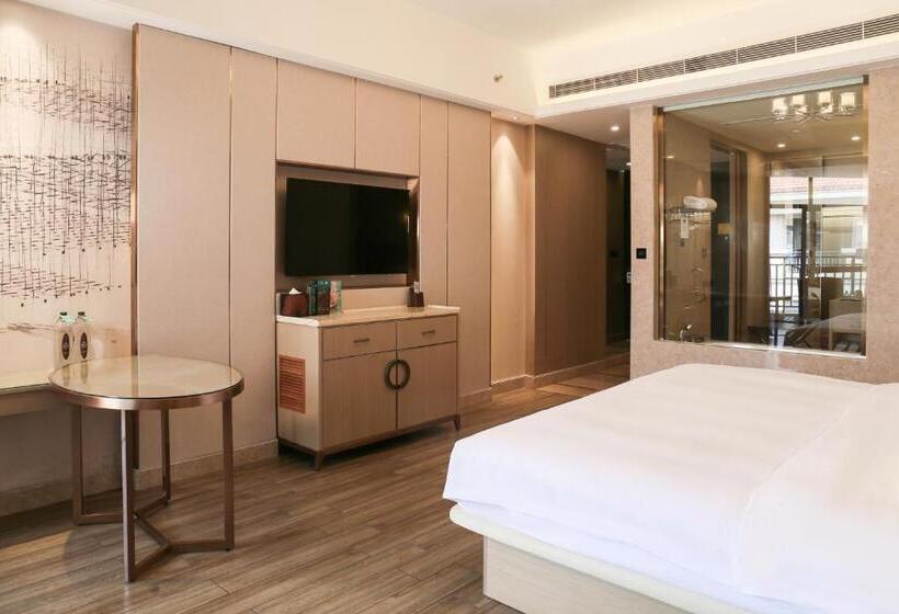غرفة ديلوكس سرير كينج, Wanda Realm Xiamen North Bay