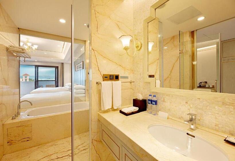 غرفة سوبيريور مطلّة علي البحر, Wanda Realm Xiamen North Bay