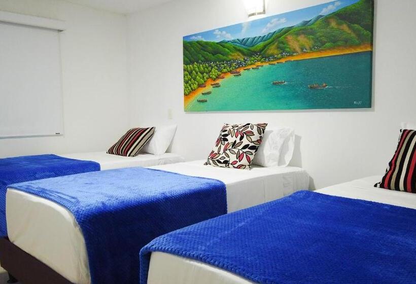 اتاق استاندارد سه نفره, Parque De Los Novios Inn
